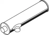 50387 DINEX Средний / конечный глушитель ОГ