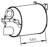 51333 DINEX Средний глушитель выхлопных газов
