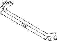 51616 DINEX Труба выхлопного газа