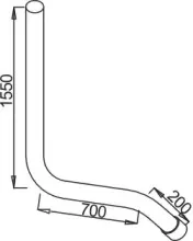 51798 DINEX Труба выхлопного газа