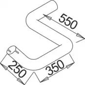 52189 DINEX Труба выхлопного газа