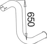 52649 DINEX Труба выхлопного газа