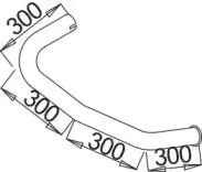 52651 DINEX Труба выхлопного газа
