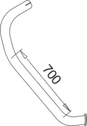 52723 DINEX Труба выхлопного газа