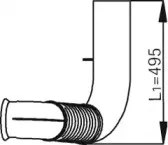 53127 DINEX Труба выхлопного газа