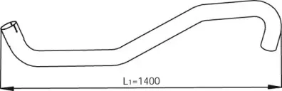 53724 DINEX Труба выхлопного газа