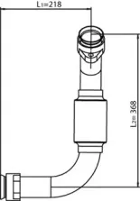 54231 DINEX Труба выхлопного газа