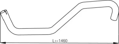 54628 DINEX Труба выхлопного газа
