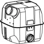 68336 DINEX Средний / конечный глушитель ОГ