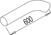 68600 DINEX Труба выхлопного газа