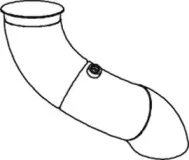 68626 DINEX Труба выхлопного газа