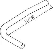 68644 DINEX Труба выхлопного газа