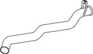 68692 DINEX Труба выхлопного газа