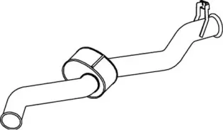 68702 DINEX Глушитель выхлопных газов конечный