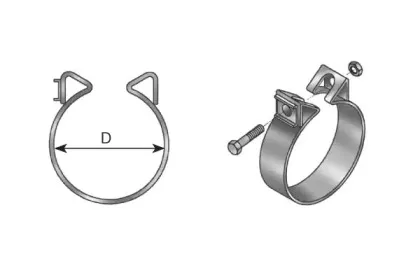 68819 DINEX Клемма, система выпуска