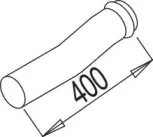 80293 DINEX Труба выхлопного газа