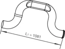 80779 DINEX Труба выхлопного газа