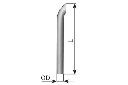 91429 DINEX Труба выхлопного газа, универсальная