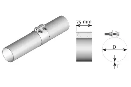 99428 DINEX Клемма, система выпуска