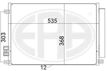 667008 ERA Конденсатор, кондиционер