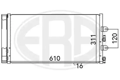 667018 ERA Конденсатор, кондиционер