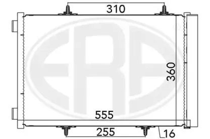 667025 ERA Конденсатор, кондиционер