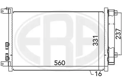 667045 ERA Конденсатор, кондиционер