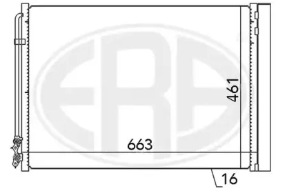 667079 ERA Конденсатор, кондиционер
