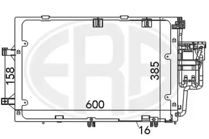 667098 ERA Конденсатор, кондиционер