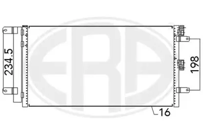 667109 ERA Конденсатор, кондиционер