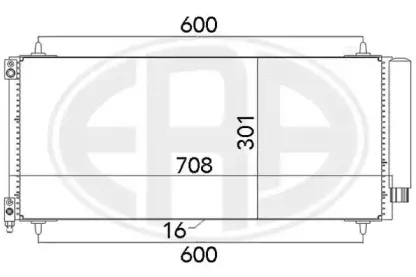 667135 ERA Конденсатор, кондиционер
