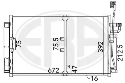 667140 ERA Конденсатор, кондиционер