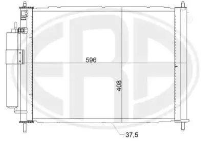 667158 ERA Конденсатор, кондиционер