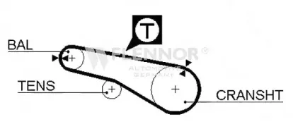 4963V FLENNOR Ремень ГРМ