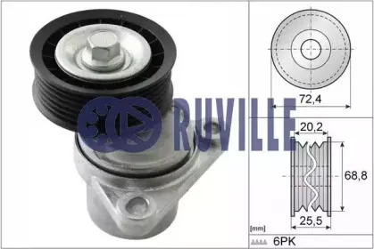 55289 RUVILLE Натяжная планка, поликлиновой ремень