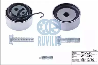 5534450 RUVILLE Комплект роликов, зубчатый ремень