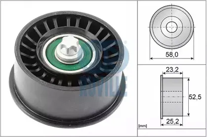 55373 RUVILLE Паразитный / Ведущий ролик, зубчатый ремень