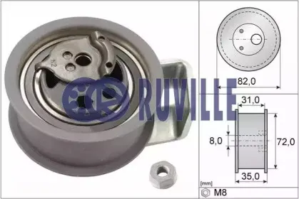 55494 RUVILLE Натяжной ролик, ремень ГРМ