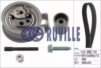 5549470 RUVILLE Комплект ремня ГРМ