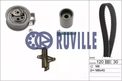 5549473 RUVILLE Комплект ремня ГРМ