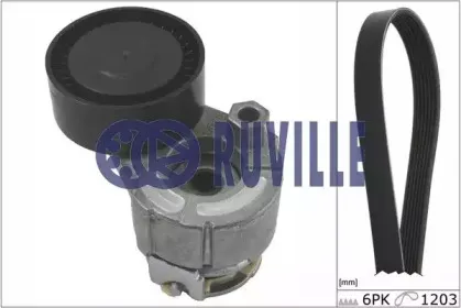 5560780 RUVILLE Поликлиновой ременный комплект
