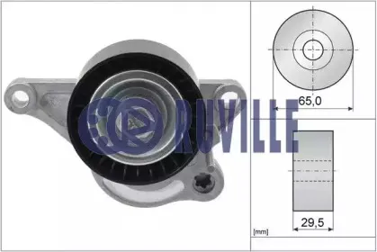 55620 RUVILLE Натяжная планка, поликлиновой ремень