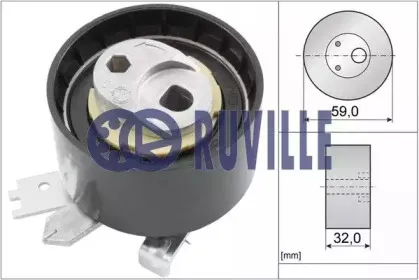 55641 RUVILLE Натяжной ролик, ремень ГРМ