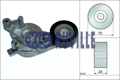 55777 RUVILLE Натяжная планка, поликлиновой ремень