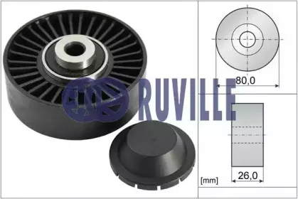 55847 RUVILLE Паразитный / ведущий ролик, поликлиновой ремень