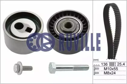 5590170 RUVILLE Комплект ремня ГРМ