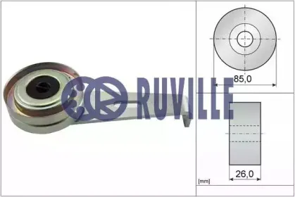 55904 RUVILLE Натяжной ролик, поликлиновойремень