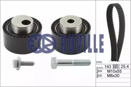 5592174 RUVILLE Комплект ремня ГРМ
