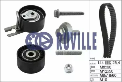 5595370 RUVILLE Комплект ремня ГРМ