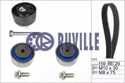 5597870 RUVILLE Комплект ремня ГРМ